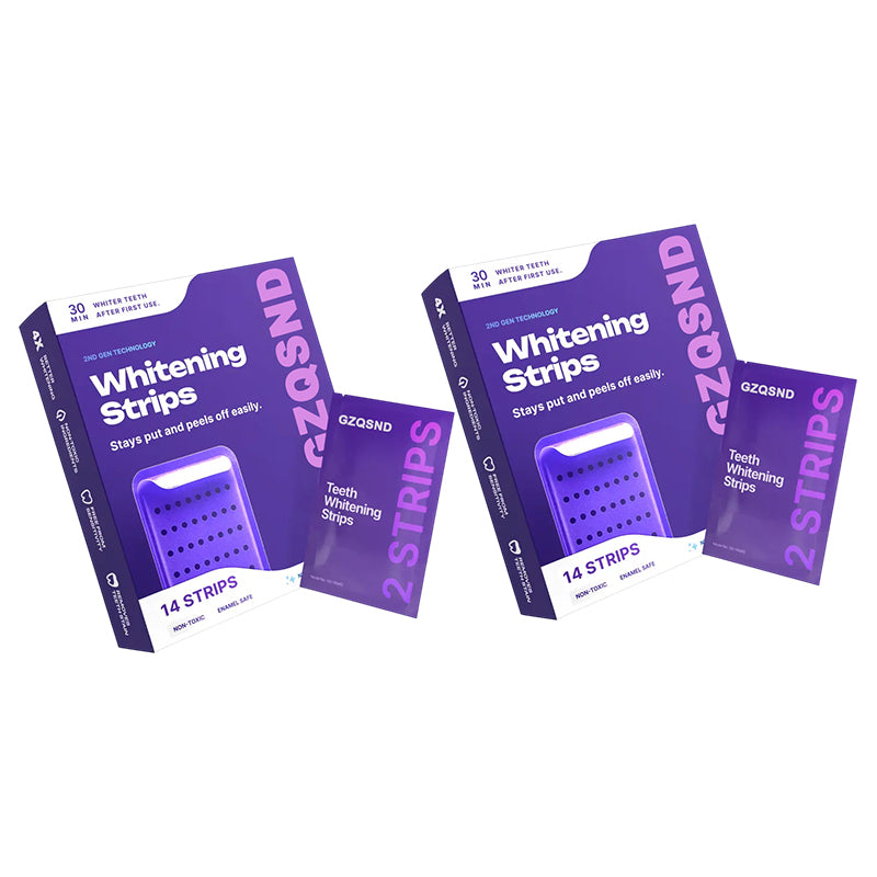 🦷Purple Teeth Whitening Strips🦷 - 7/21 Whitening Sessions - Safe for Enamel - Non Sensitive Teeth Whitening - Peroxide-Free