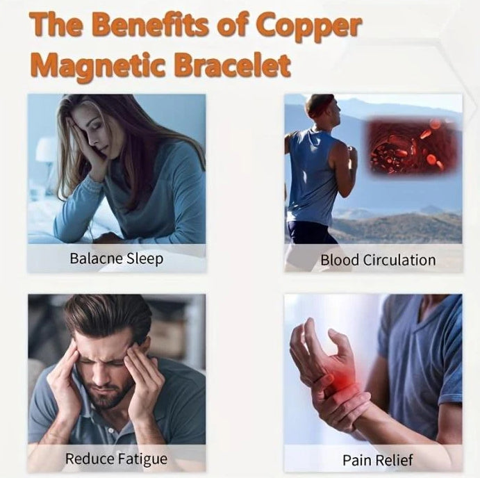 Oceahade™ Copper magnetic bracelet——Relieve fatigue and promote blood circulation