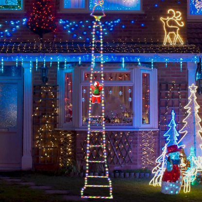🎄2025 Christmas Sales🎅2025 Christmas Santa Climbing Stairs Light