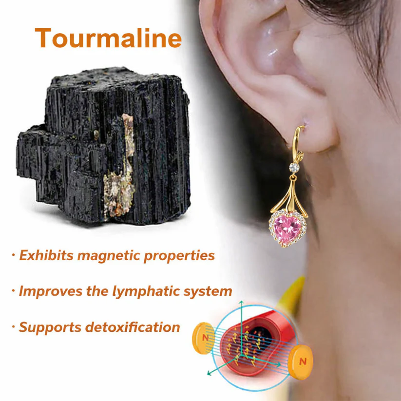 Oceahade™ Lymphvity Magnet Therapy Germanium Earrings (Worn once daily, visible changes in 7 days) Supports weight loss, diabetes management, sleep apnea, and joint pain relief 🍃