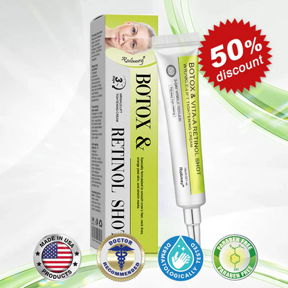 ✨👨‍⚕️ Doctor-Grade Wrinkle Lift You Can See | Botox & Retinol Wrinkle-Lift Cream | 💯 Full Refund If No Results | 🔥 Last Day 70% OFF