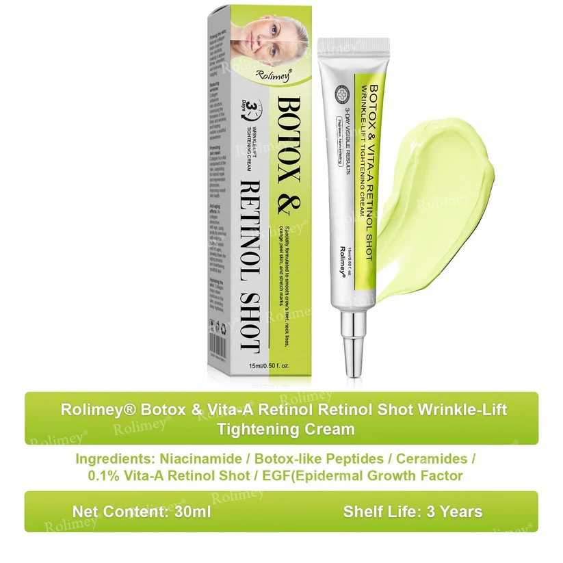✨👨‍⚕️ Doctor-Grade Wrinkle Lift You Can See | Botox & Retinol Wrinkle-Lift Cream | 💯 Full Refund If No Results | 🔥 Last Day 70% OFF