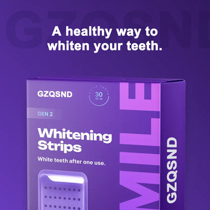 🦷Purple Teeth Whitening Strips🦷 - 7/21 Whitening Sessions - Safe for Enamel - Non Sensitive Teeth Whitening - Peroxide-Free