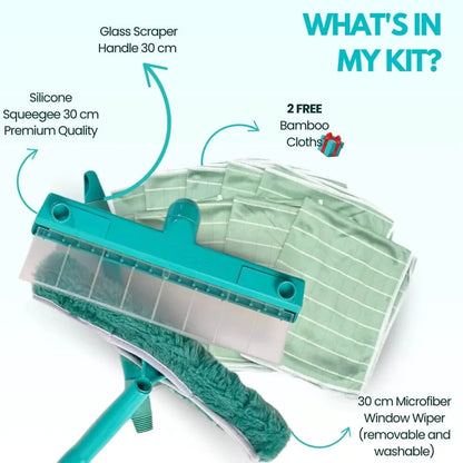 Oceahade™ Recyclable Silicone Window Squeegee Kit