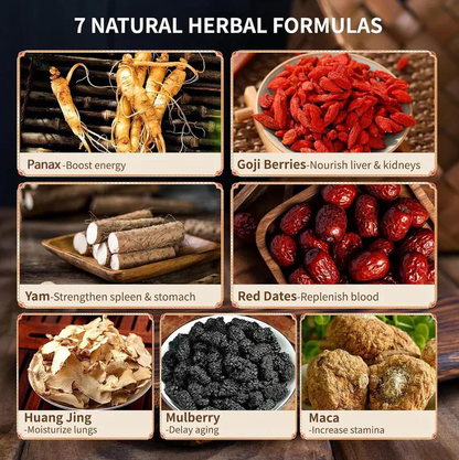 🌿 Panax & Mulberry Herbal Tea